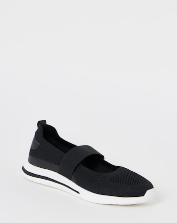 Cushion Walk Mary Jane Strap Shoes - Wide Fit (E)