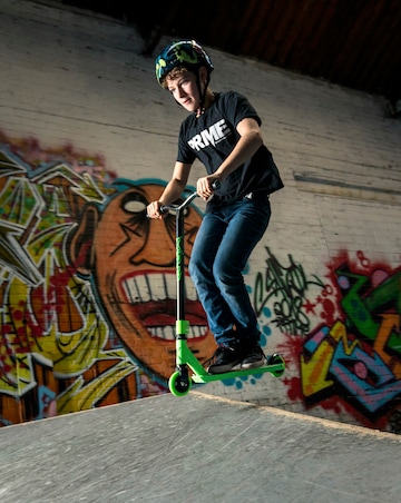 Xootz Y Bar Stunt Scooter Green Black