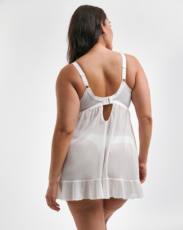 Elomi Priya Plunge Wired Babydoll Vanilla