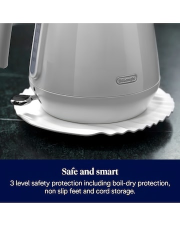 De'Longhi Eclettica KBY3001.W White Kettle