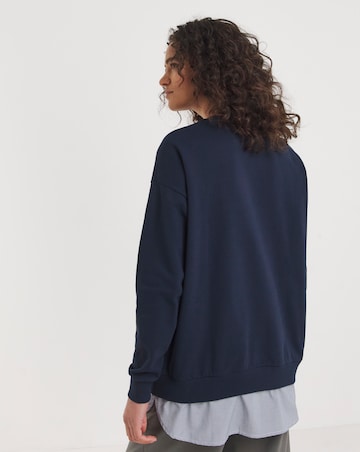 Long Sleeve Crew neck 2in1 Sweatshirt