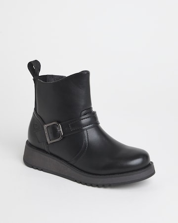 Heavenly Feet Cherish Buckle Boots Ex Wide Fit