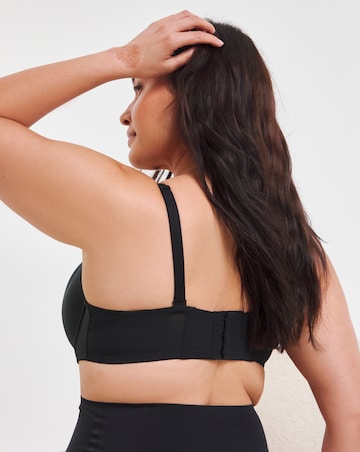 Elomi Smooth Strapless Moulded Cup Wired Bra Black