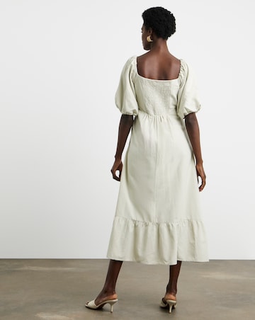 Joanna Hope Linen Mix Midi Dress