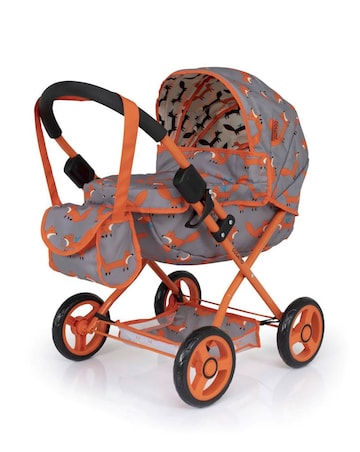 Cosatto Wowette Dolls Pram - Charcoal Mister Fox