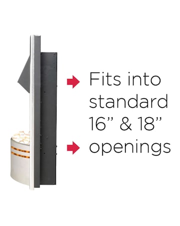 Dimplex Dakota Brushed Stainless Steel Inset Fire