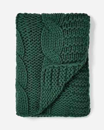 Chunky Knit Throw