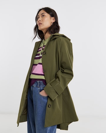 Khaki Trench Car Coat