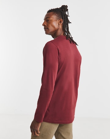 Long Sleeve Crew Neck T-Shirt Long - Port