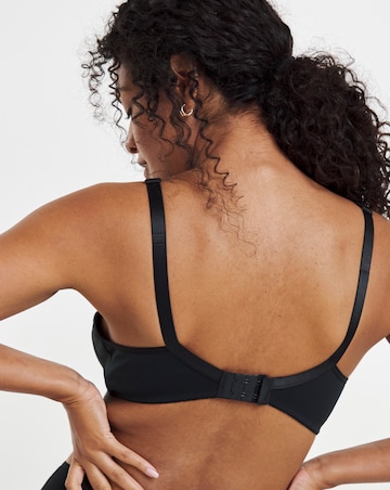 Pretty Secrets (2 Pack) Sally Non Wired Minimiser Bras (C-L) Black/Almond