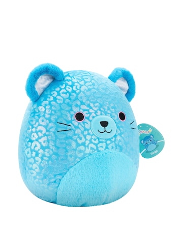 Squishmallows Medium Plush 12in - Blue Jaguar with Iridescent Spots