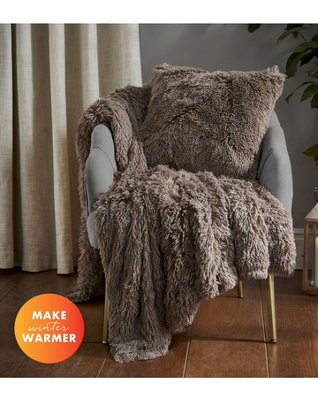 Catherine Lansfield Shaggy Fleece Throw