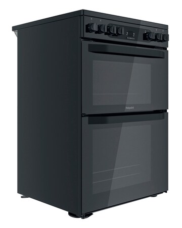 Hotpoint HDM67V92HCB/UK 60cm Electric Double Cooker + Installation