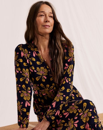 Julipa Button Jersey Midi Dress