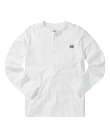 Joe Browns Got Your Back Henley - White