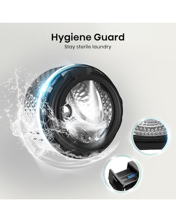 Hisense 3S Series WF3S9043BB3 WiFi-enabled 9kg 1400 Spin Washing Machine - Black