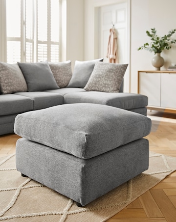 Missy Chenille Footstool