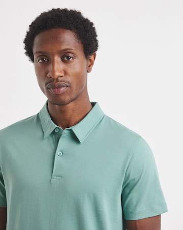 Jersey Polo Long Length-Blue