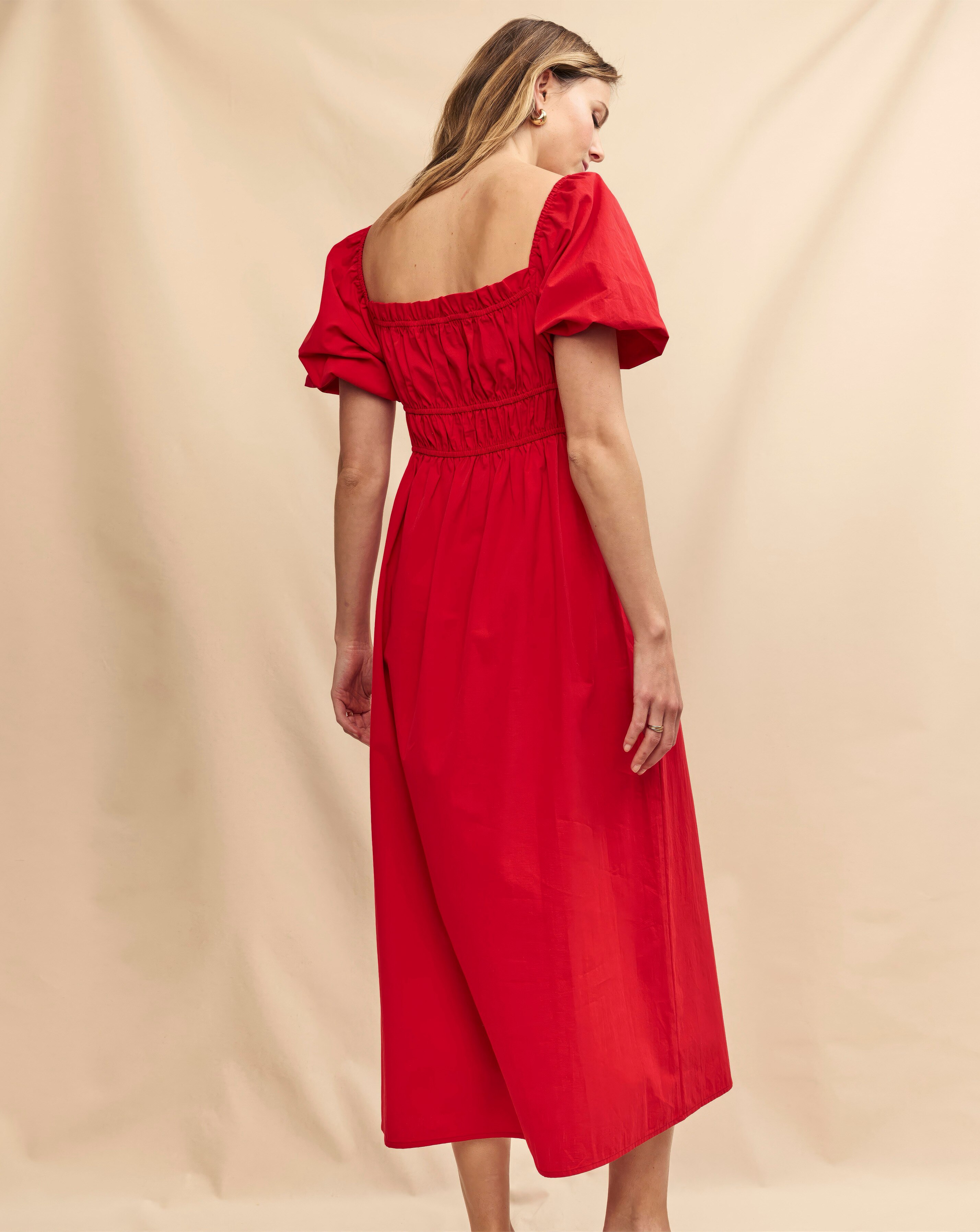 Nobody's Child Red Kurtis Midi Dress | JD Williams