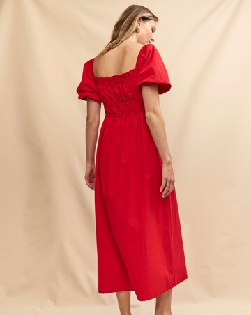 Nobody's Child Red Kurtis Midi Dress