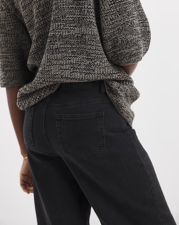 Magisculpt Washed Black Wide Leg Jeans