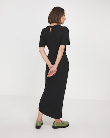 MAGISCULPT Panel Jersey Wrap Dress