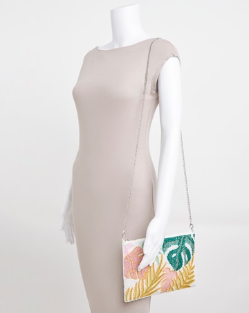 Multi Beaded Clutch Bag