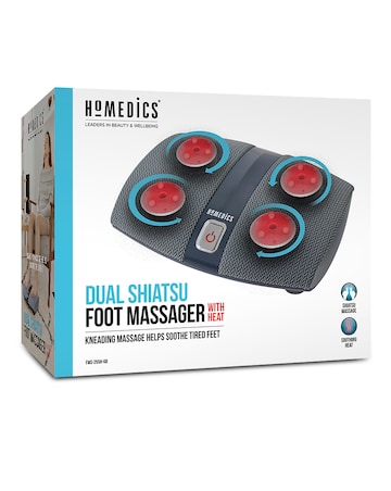 HoMedics Dual Shiatsu Heated Foot Massager