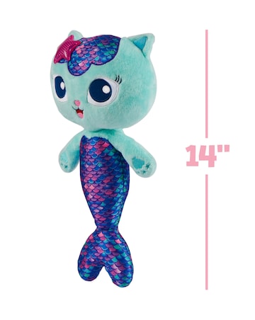 Gabby's Dollhouse Feature MerCat Plush