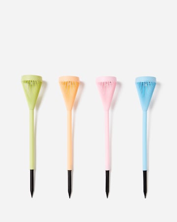 4 Multi-coloured Mini Urban Stakes