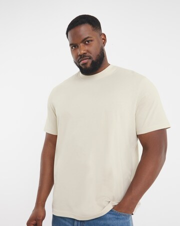 Relaxed Fit T-Shirt- Stone