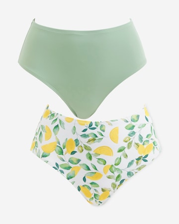 Simply Be Value 2 Pack Bikini Bottoms