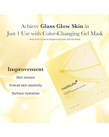 Medicube Kojic Acid Turmeric Bright Gel Mask  4 pcs