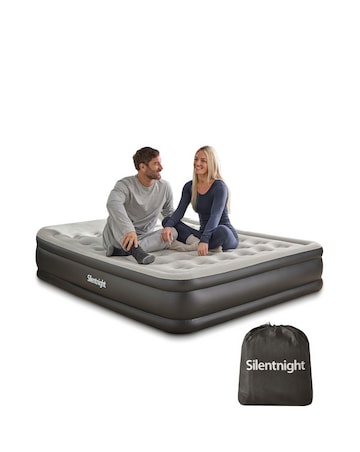 Silentnight Ultimate Deep Sleep High-Rise Airbed with Electric Pump - King