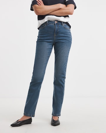 24/7 Western Blue Straight Leg Jeans
