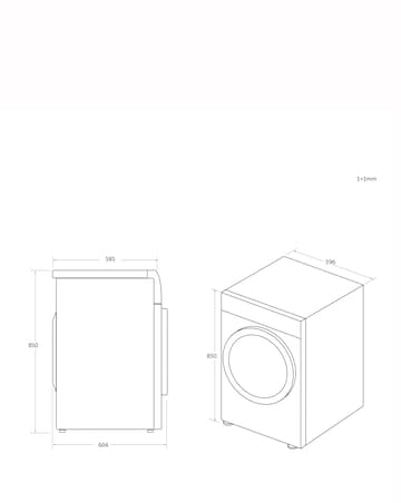 Hoover H-DRY 350 HRE H9A3TE-80/N 9kg Heat Pump Tumble Dryer White + Install