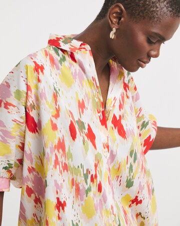 Printed Oversized Blouse