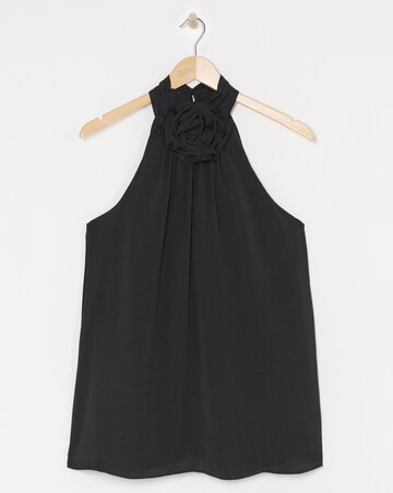 Joanna Hope Corsage Halter Neck Top