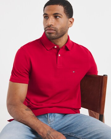 Tommy Hilfiger Short Sleeve 1985 Polo - Red