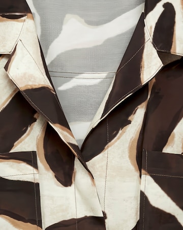 Mango Animal Print Jumpsuit