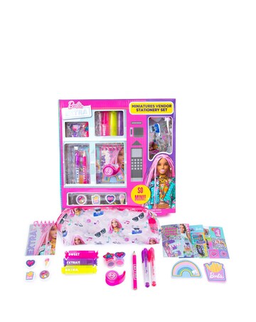 Barbie Miniatures Vending Stationery Set