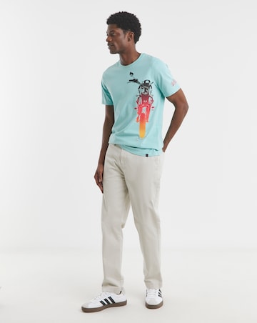 Joe Browns 2 Pack Graphic T-Shirts Long Length