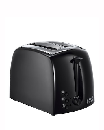 Russell Hobbs 21641 Textures 2 Slice Black Toaster