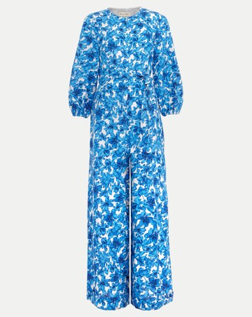 Phase Eight Rosey Floral Linen Jumpsuit
