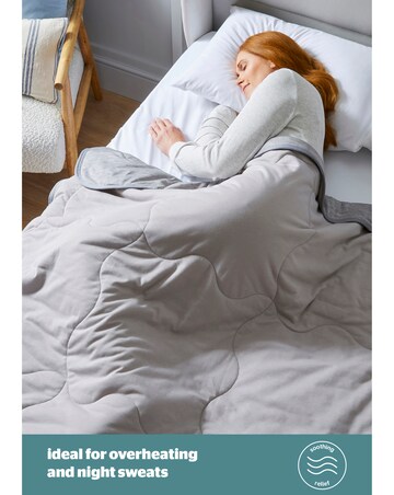 Silentnight Restore Cooling Lightweight Blanket Grey