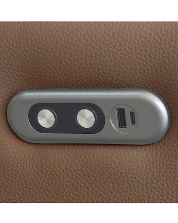 Aspire Kingsmere Leather Power Recliner 3 Seater