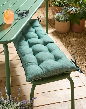 Elora Floral Outdoor Bench Cushion