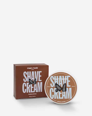 Men Rock Shave Cream - Sandalwood, 100g