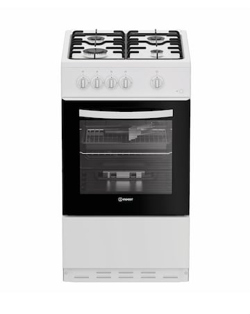 Indesit I5G1KMW 50cm Gas Single Cooker - White