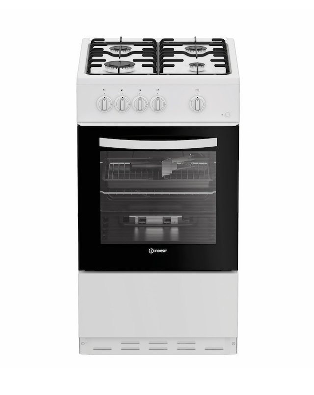 Indesit I5G1KMW 50cm Gas Single Cooker - White